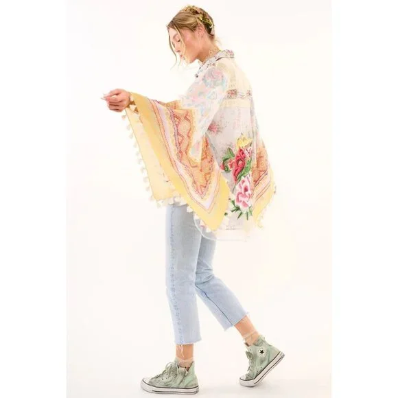 Aratta Silent Journey Nature's Love Shirt Top Medium - Picture 1 of 9